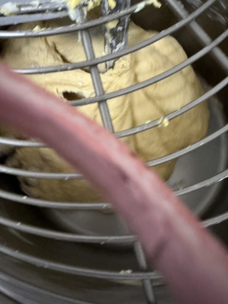 Roscón en fermentación